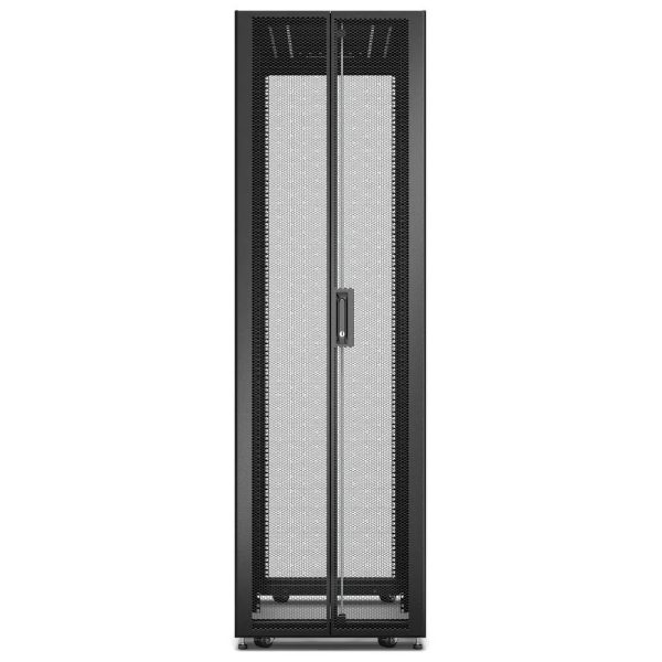 APC Easy Rack kabinet 42U ER6202 19" 600x1000 črn sestavljen perf. vrata