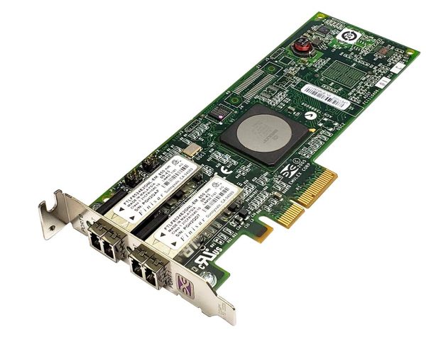 Emulex LightPulse LPE11002 Dual Port 4 Gbit/s Fibre Channel Host Bus Adapter / FC HBA