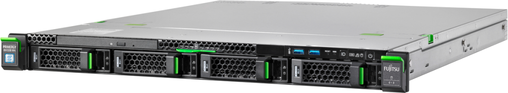 Fujitsu PRIMERGY RX1330 M5 - Server 1U 1x Xeon E-2336 2.9 GHz - RAM 16 GB - SATA - 4x Hot-Swap 8.9 cm (3.5") - 1x 500W Platinum