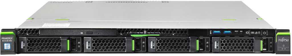 Fujitsu PRIMERGY RX1330 M5 - Server 1U 1x Xeon E-2336 2.9 GHz - RAM 16 GB - SATA - 4x Hot-Swap 8.9 cm (3.5") - 1x 500W Platinum