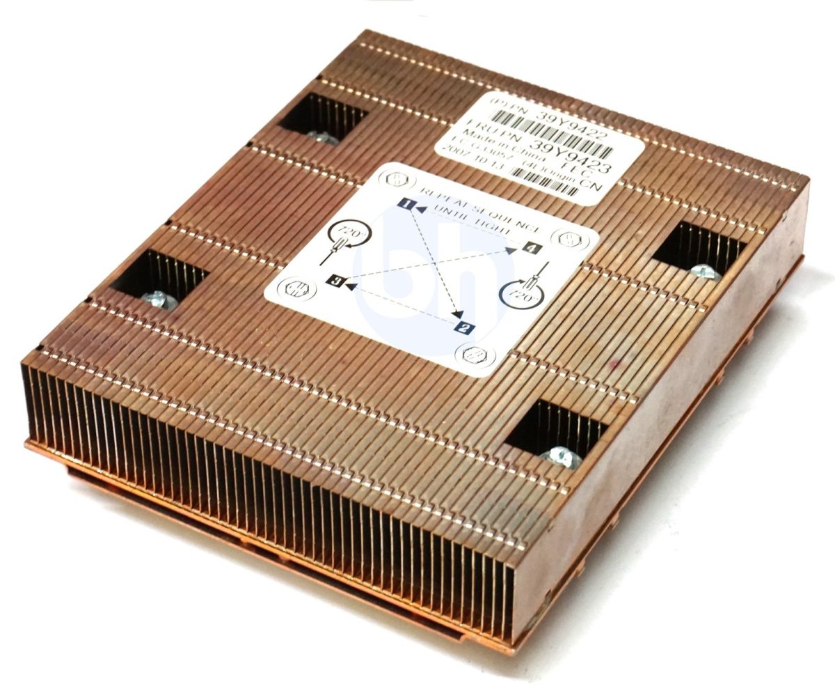 Genuine IBM XSeries X3550 CPU Processor Heatsink 39Y9423/39Y9422 Copper