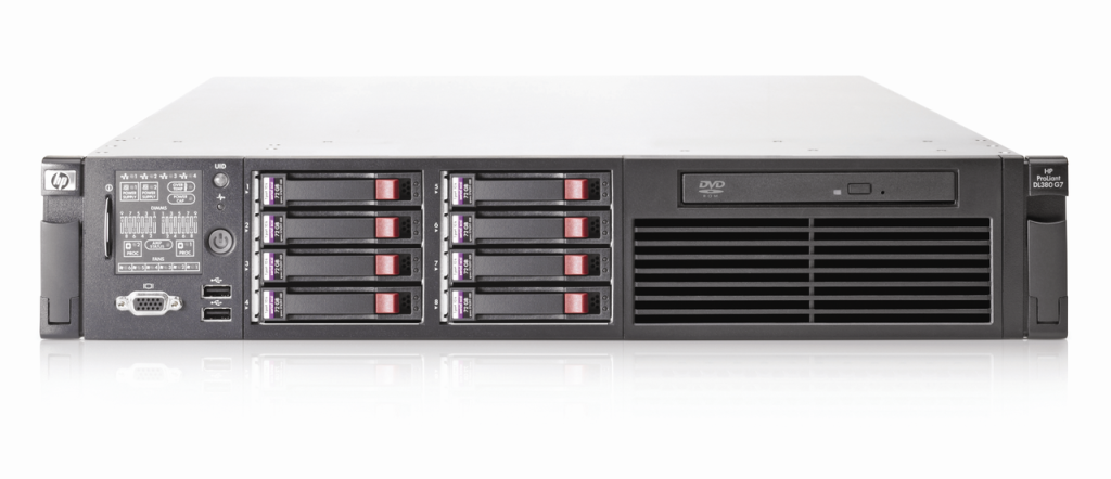 HP ProLiant DL380 G7 2x Xeon E5620 Quad Core