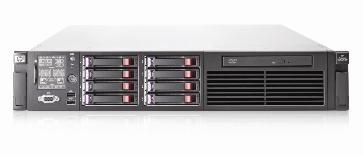 HP ProLiant DL380 G7 2x Xeon E5620 Quad Core