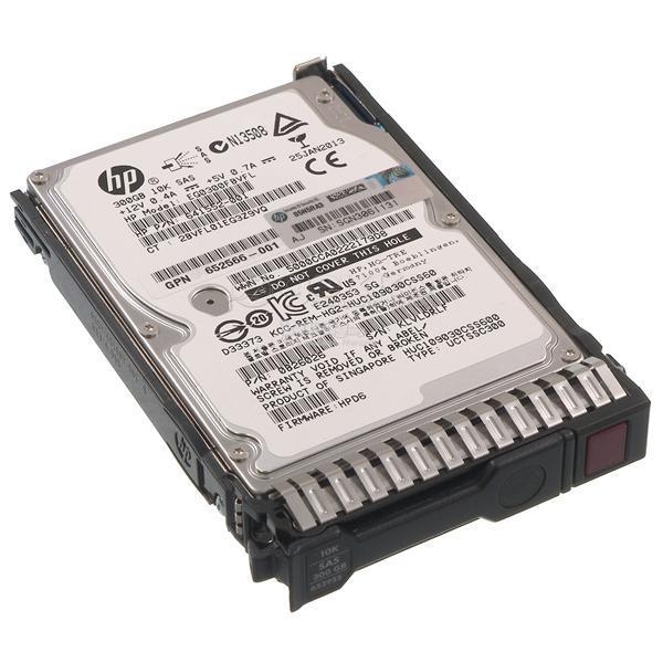 HPE 300 GB 6G 10K SAS 2.5" Hot Swap  Hard Disk with Smart Carrier - 653955-001 / 652564R-B21