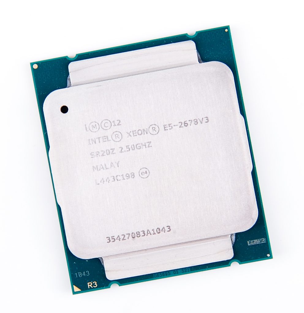 Intel Xeon E5-2678v3 12-Core CPU 12x 2.50 GHz