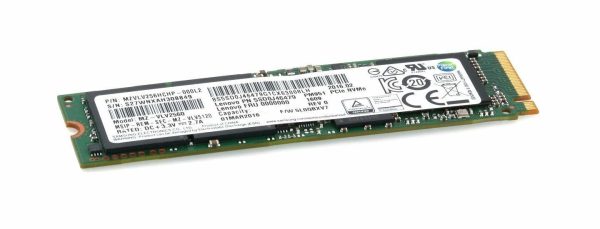 Lenovo 512GB M.2 2280 SSD PCIe NVMe Samsung SM961 trdi disk 00UP440