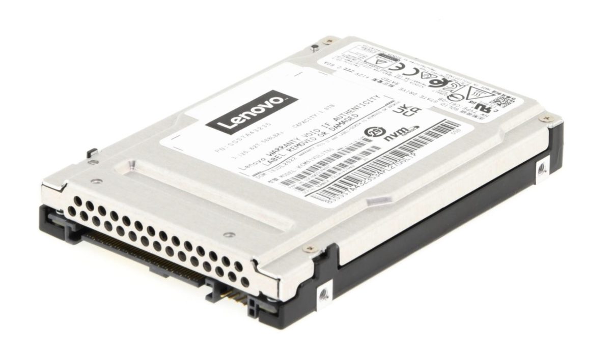 Lenovo ThinkSystem SSD U.3 KIOXIA CM6-V 1.6TB Mainstream NVME PCIE 4