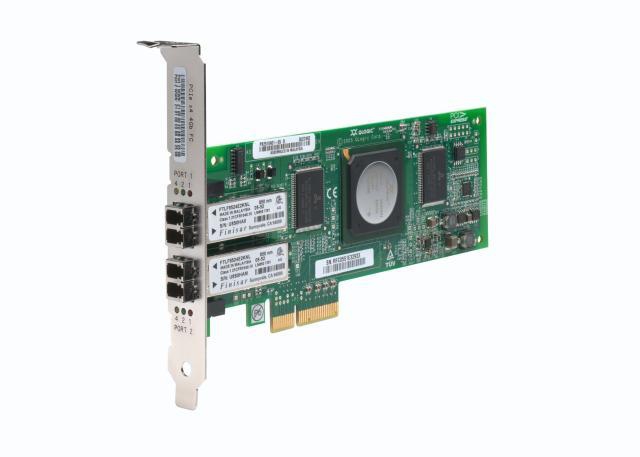 QLogic QLE2462 Dual Port 4 Gbit/s Fibre Channel / FC Host Bus Adapter / HBA