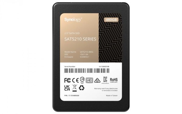 Synology SAT5210-480G 480 GB SSD disk - interni - 2.5"