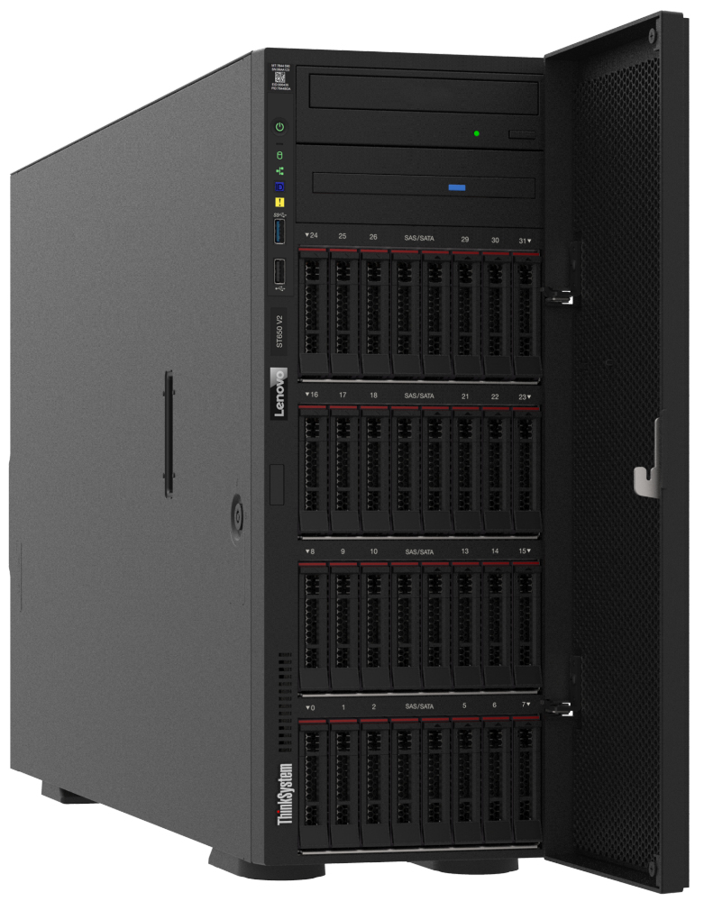 Lenovo ThinkSystem ST650 V2 Intel Xeon Silver 4310 (12C 2.1GHz 18MB Cache/120W)