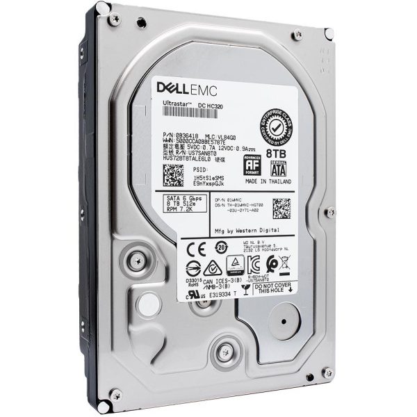 WD Ultrastar DC HC320 8 TB WD gold SATA 6GB/s - 0B36418
